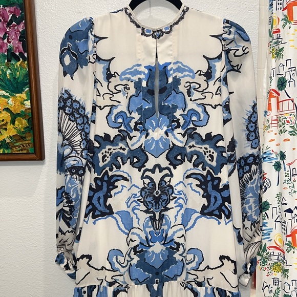 Johanna Ortiz Constellation Of Traits Crepe Tiered Maxi Dress - Picture 5 of 10